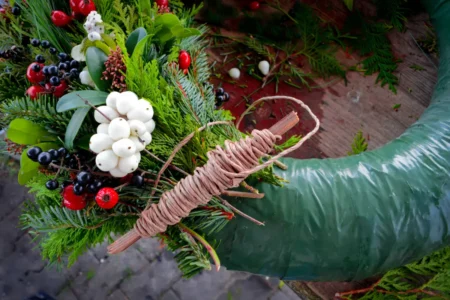 Adventskranz binden