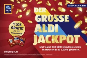 Mit etwas Glück: Jackpot-Chance bei Aldi Süd Aldi Süd Jackpot