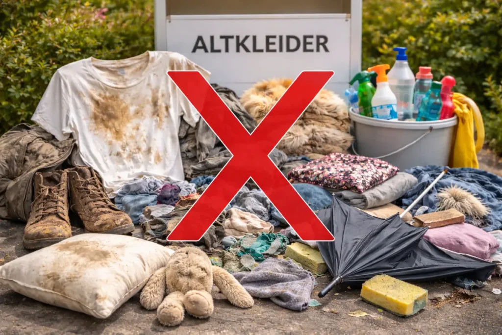 Altkleider entsorgen - Was gehört in die Altkleidersammlung und was nicht?