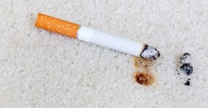 Brandfleck entfernen