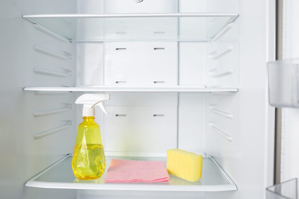 Essig sorgt für Hygiene im Kühlschrank
