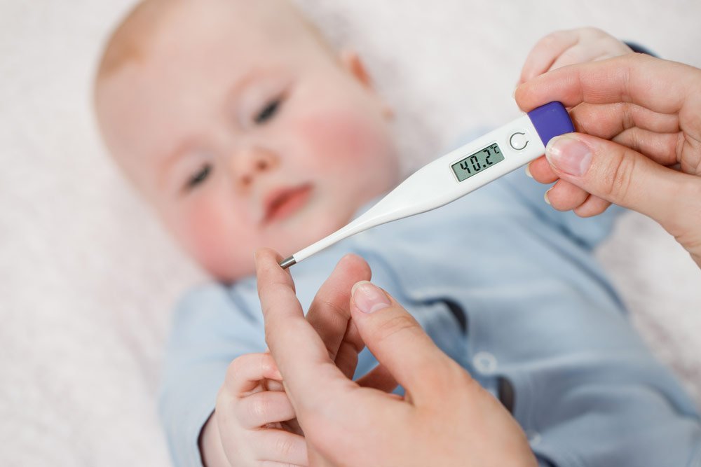 Fieber messen beim Baby