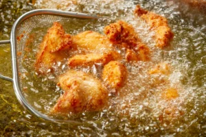 Fleisch frittieren