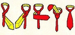 Krawatte: Der halbe Englische Knoten 4