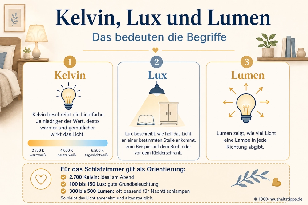 Beleuchtung im Schlafzimmer: Lampen und Lichtideen  1