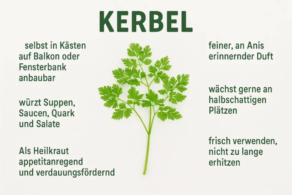 Informationen über Kerbel Kerbel