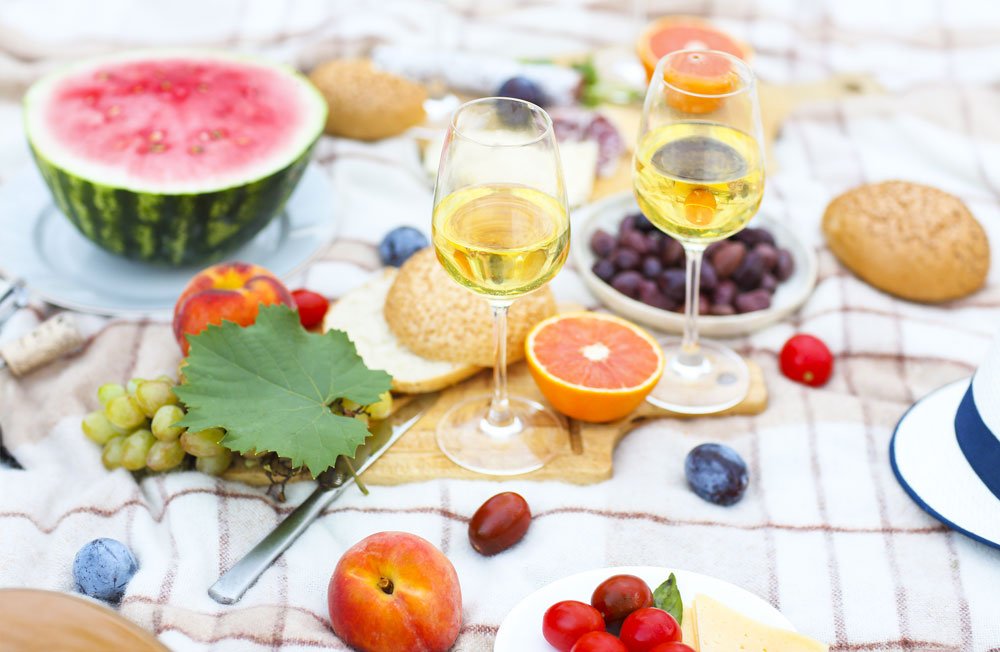 Obst und Wein