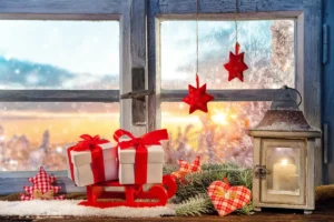 Weihnachtsdeko für Fenster